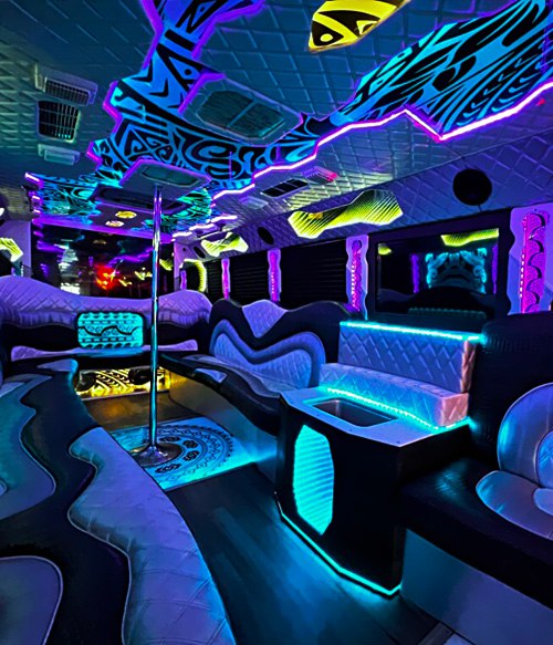 Large party bus in Chicago