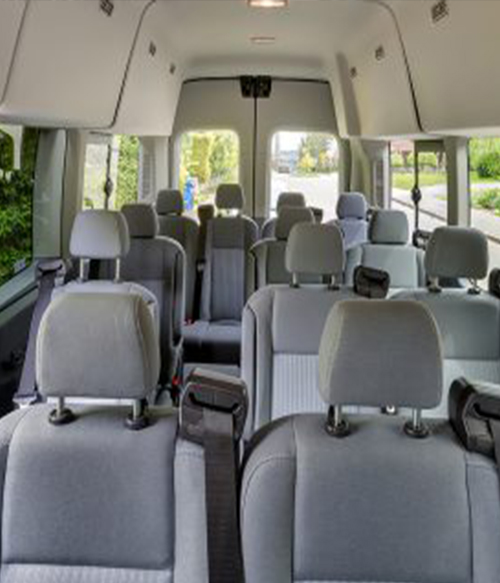 Passenger van rental service